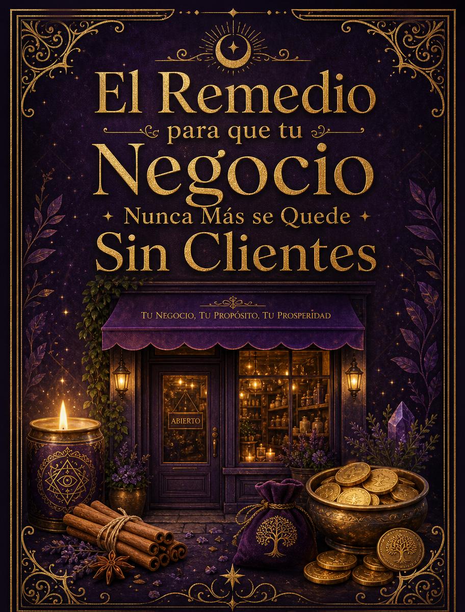 Portada del ebook "El Remedio para que tu Negocio Nunca Más se Quede Sin Clientes"